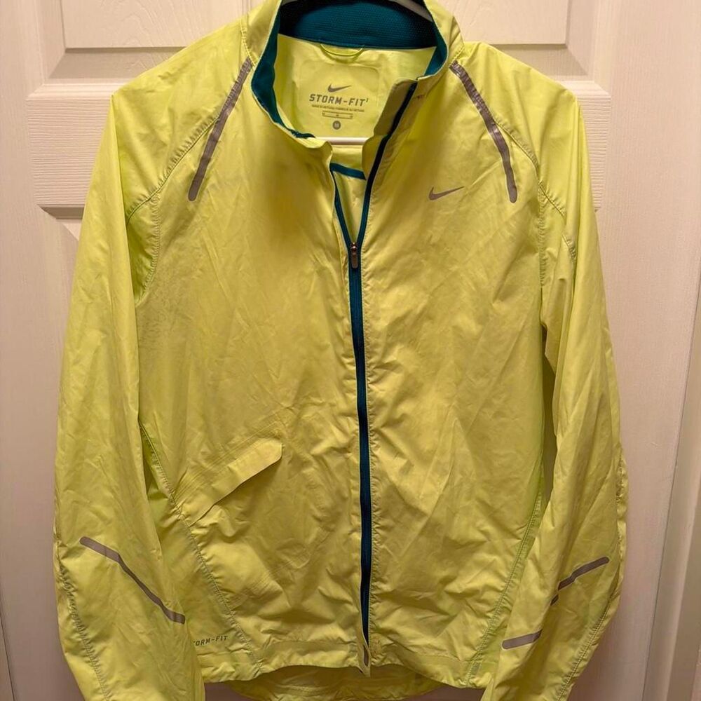 Nike Women's Green and Yellow Jacket